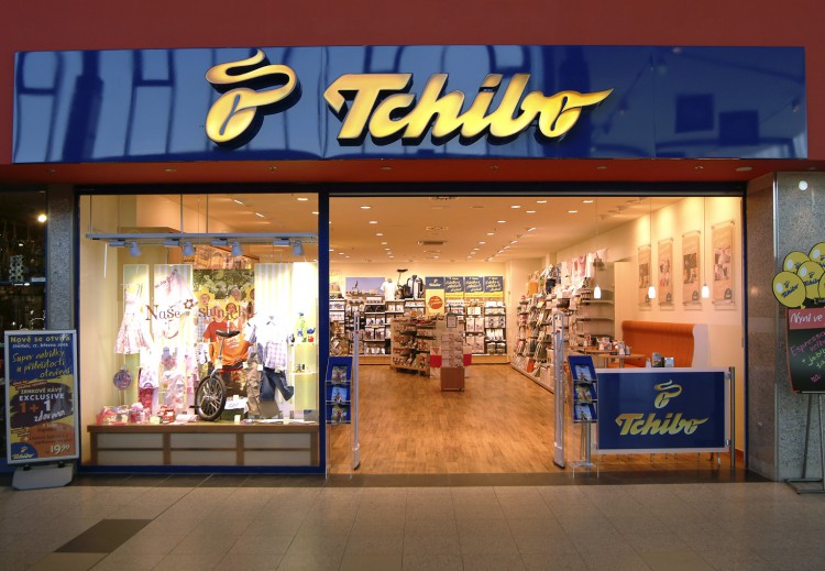 Магазин с продукцией Tchibo