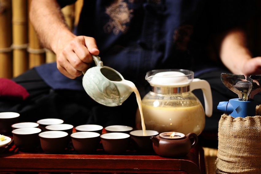 Заваривание монгольского чая