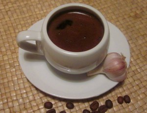 Кофе с чесноком
