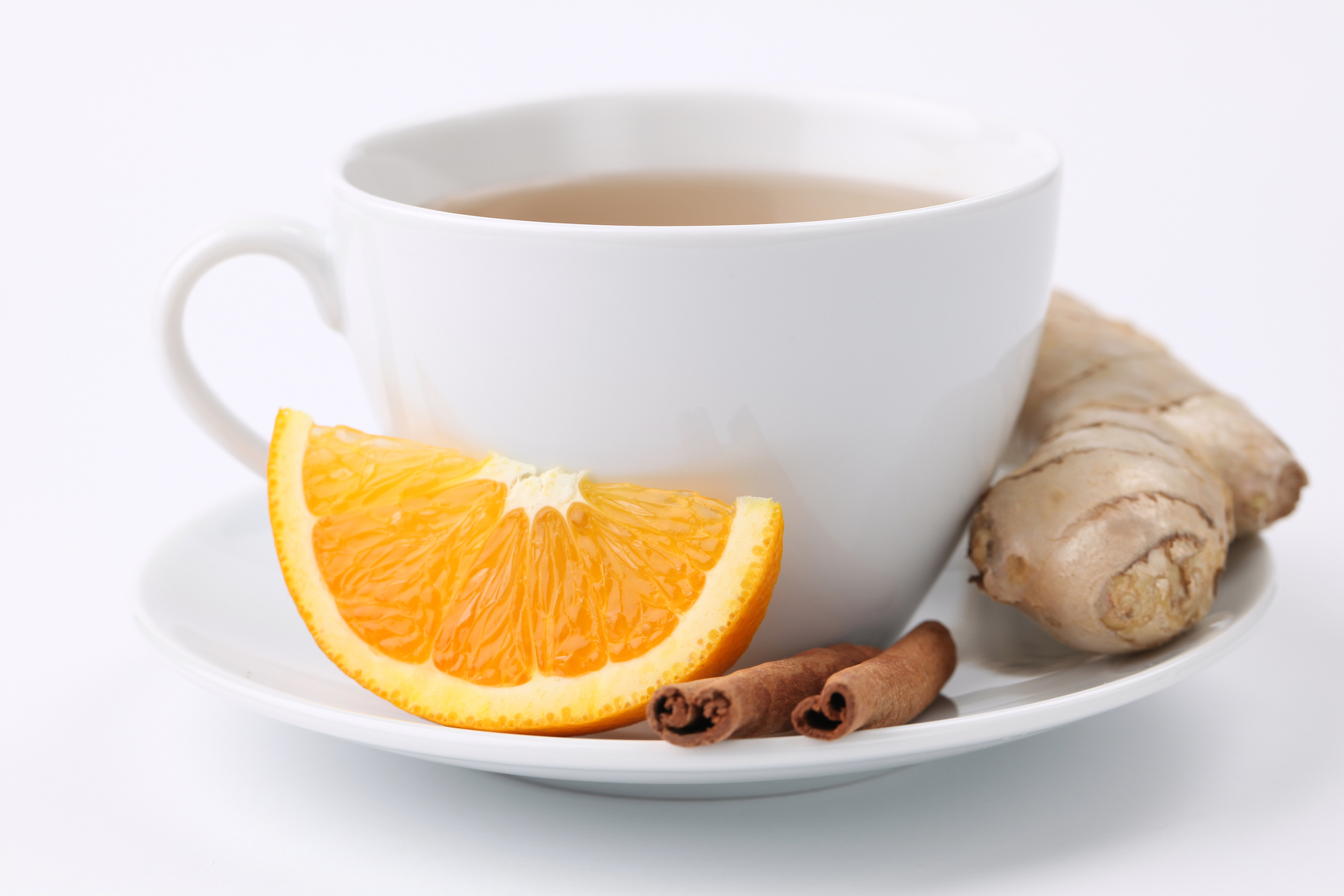 Чай с имбирем и апельсином